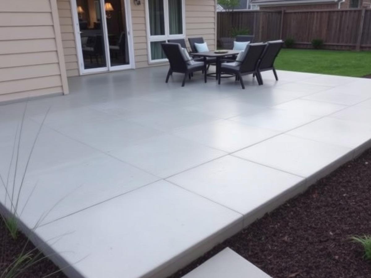 Concrete Patios project example